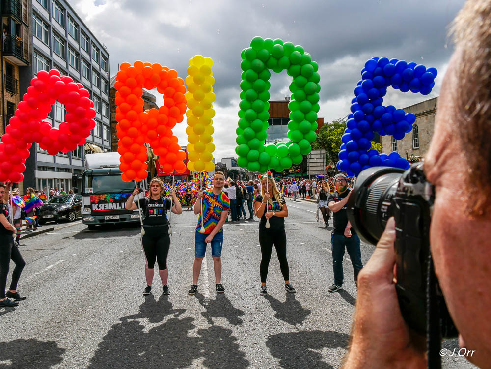Belfast, Northern Ireland, UK, 4 August 2018. Thousands turn out for the annual Pride Day Parade