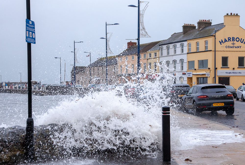 The tail end of storm Diana hits Northern Ireland.
