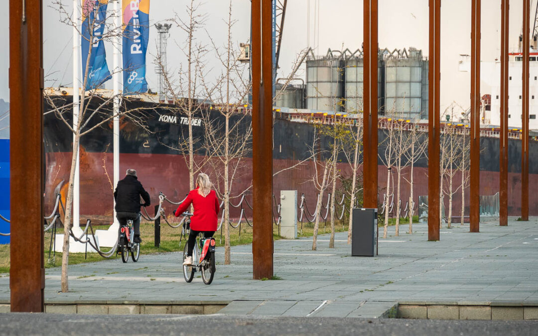 Cycling on the slipway